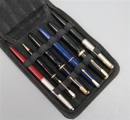 A case of pens